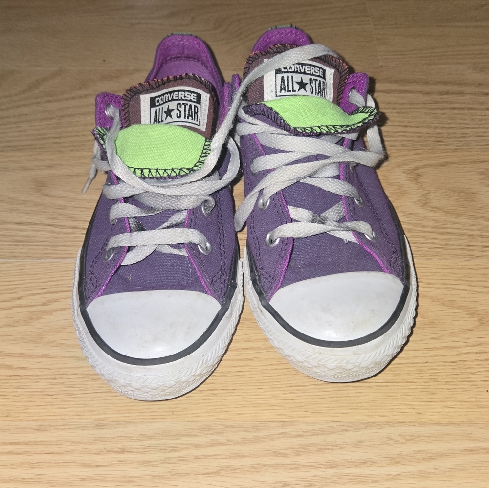 Converse Kids Purple Sneakers